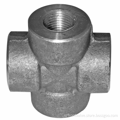 Forged Steel High Pressure Threaded/Socket Weld Cross